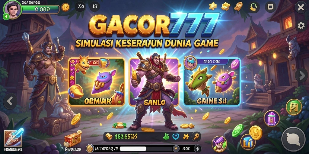 Screenshot GACOR777 menampilkan gameplay Simulation yang menarik.