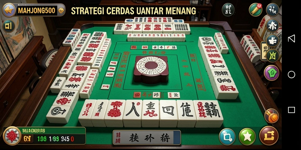 Tampilan gameplay MAHJONG500 yang menantang dan menarik.
