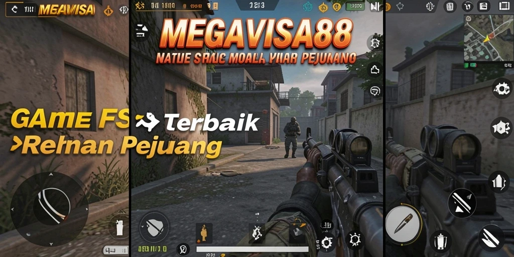 Tampilan seru dari gameplay <strong>MEGAVISA88</strong> dalam pertempuran FPS.