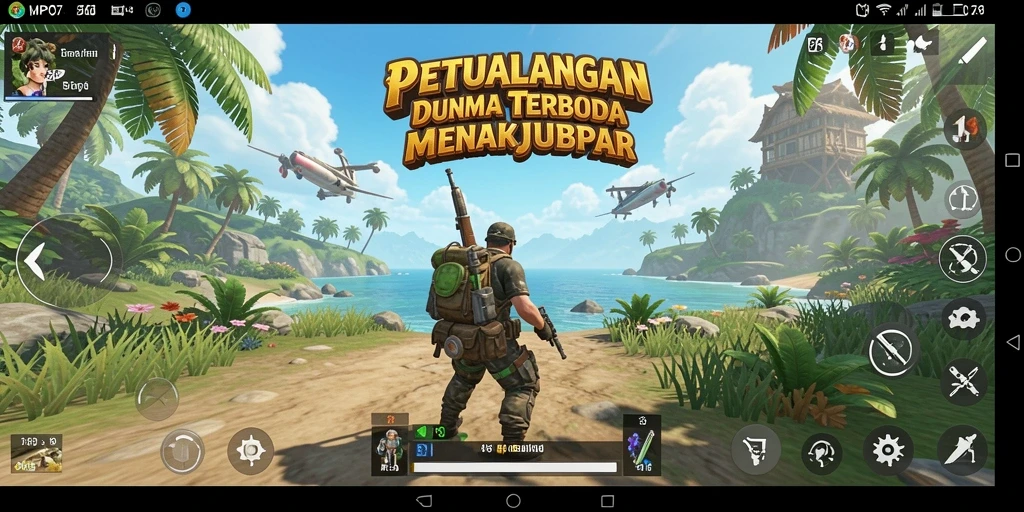 Gameplay seru dalam dunia terbuka dengan misi yang beragam.